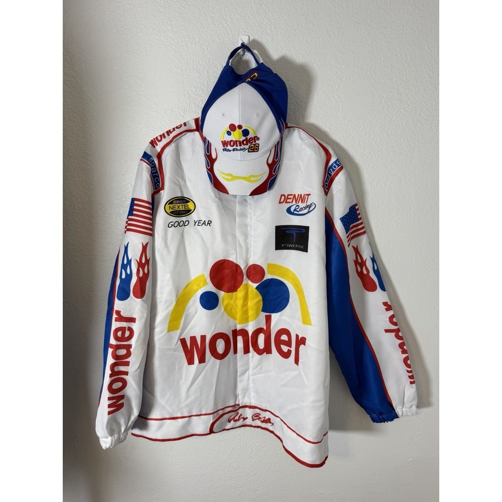 Ricky Bobby Talledega nights Wonder Bread Racing Suit With Hat Size 2XL